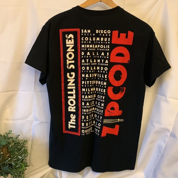 The Rolling Stones North America 2015 ZIP CODE tour medium tee shirt - Picture 5 of 8
